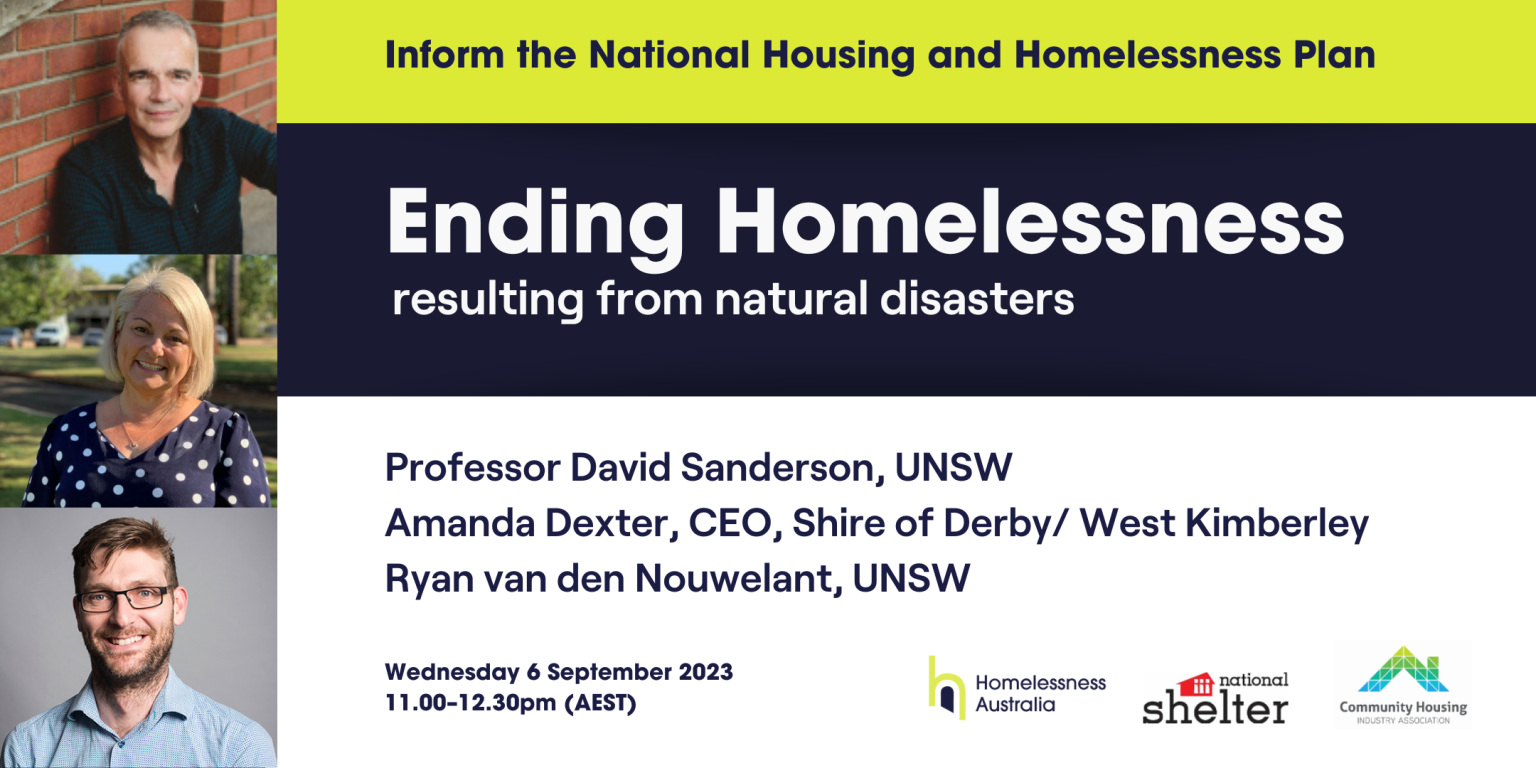 National Housing And Homelessness Plan – Homelessness Australia